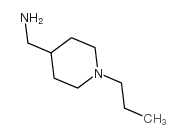 C-(1-丙基-哌啶-4-基)-甲胺结构式
