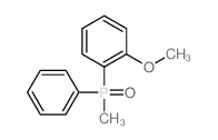 1-methoxy-2-(methyl-phenyl-phosphoryl)benzene结构式