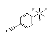 五氟化(4-氰苯基)硫结构式