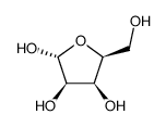 D-ribose Structure