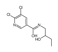 5,6-二氯-N-(2-羟基丁基)烟酰胺结构式