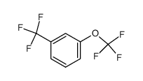 m-(trifluoromethoxy)-α,α,α-trifluorotoluene结构式