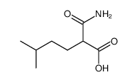 2-carbamoyl-5-methylhexanoic acid Structure