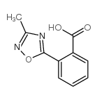 2-(3-甲基-1,2,4-噁二唑-5-基)苯甲酸结构式