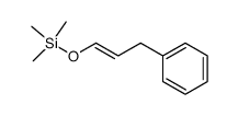 (E)-dihydrocinnamaldehyde trimethyl silyl enol ether Structure