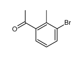 1-(3-溴-2-甲基苯基)乙酮结构式