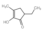 5-乙基-2-羟基-3-甲基环戊-2-烯-1-酮结构式