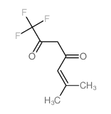 5-Heptene-2,4-dione,1,1,1-trifluoro-6-methyl-结构式