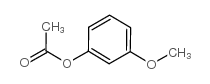 Phenol, 3-methoxy-,1-acetate Structure
