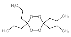 1,2,4,5-Tetroxane,3,3,6,6-tetrapropyl- Structure