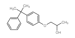 1-[p-(alpha,alpha-dimethylbenzyl)phenoxy]propan-2-ol Structure