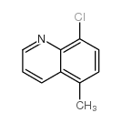8-氯-5-甲基喹啉结构式
