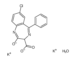 dipotassium clorazepate structure