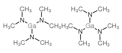 双(μ-二甲基氨基)四(二甲基氨基)二镓结构式