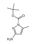 1H-Pyrazole-1-carboxylicacid,3-amino-5-methyl-,1,1-dimethylethylester Structure