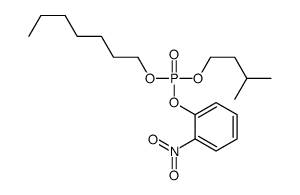 heptyl 3-methylbutyl (2-nitrophenyl) phosphate Structure