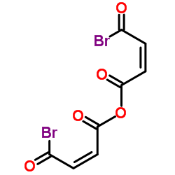 溴马来酸酐结构式