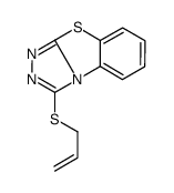 1-prop-2-enylsulfanyl-[1,2,4]triazolo[3,4-b][1,3]benzothiazole结构式