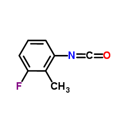 3-氟-2-甲基苯基异氰酸酯结构式