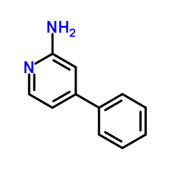 2-氨基-4-苯基吡啶结构式