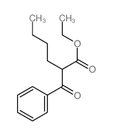 Hexanoic acid, 2-benzoyl-, ethyl ester Structure