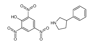 3-phenylpyrrolidine,2,4,6-trinitrophenol Structure