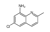 6-chloro-2-methylquinolin-8-amine structure