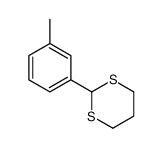 2-(3-methylphenyl)-1,3-dithiane结构式