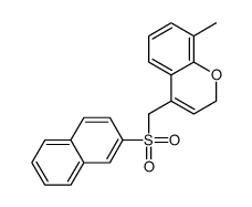 8-methyl-4-(naphthalen-2-ylsulfonylmethyl)-2H-chromene Structure