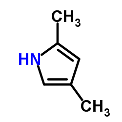 2,4-Dimethylpyrrole Structure