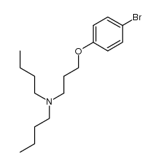 N-(3-(4-bromophenoxy)propyl)-N-butylbutan-1-amine结构式