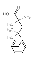 2-amino-2,4-dimethyl-4-phenylmethoxypentanoic acid Structure