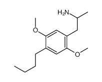 1-(4-butyl-2,5-dimethoxyphenyl)propan-2-amine结构式