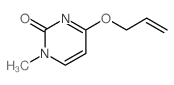 2(1H)-Pyrimidinone,1-methyl-4-(2-propen-1-yloxy)- Structure