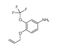 4-prop-2-enoxy-3-(trifluoromethoxy)aniline结构式
