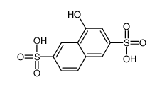 4-hydroxynaphthalene-2,6-disulphonic acid结构式