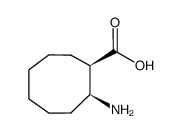 cis-2-amino-cyclooctanecarboxylic acid Structure