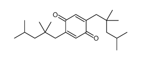 2,5-bis(2,2,4-trimethylpentyl)cyclohexa-2,5-diene-1,4-dione结构式