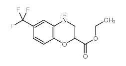 ethyl 6-(trifluoromethyl)-3,4-dihydro-2h-1,4-benzoxazine-2-carboxylate Structure