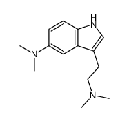 3-[2-(dimethylamino)ethyl]-N,N-dimethyl-1H-indol-5-amine结构式