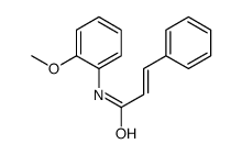 N-(2-Methoxyphenyl)-3-phenylpropenamide Structure