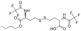 (2S,2'S)-4,4'-Dithiobis[2-(trifluoroacetyl)aminobutyric acid butyl] ester结构式
