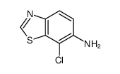 7-氯-6-氨基苯并噻唑结构式