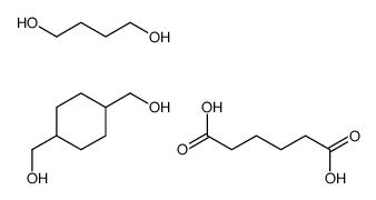 butane-1,4-diol,hexanedioic acid,[4-(hydroxymethyl)cyclohexyl]methanol Structure