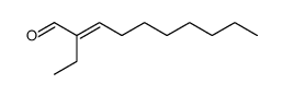 (E)-2-ethyl-dec-2-enal Structure