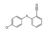 2-[(4-chlorophenyl)thio]benzonitrile Structure