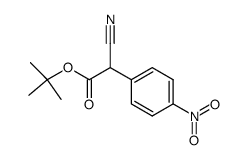 tert-butyl cyano(4-nitrophenyl)acetate结构式