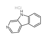 9H-吡啶并[3,4-B]吲哚盐酸盐结构式