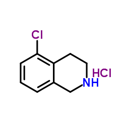 5-氯-1,2,3,4-四氢异喹啉结构式