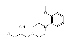 (RS)-1-chloro-3-(4-(2-methoxyphenyl)piperazin-1-yl)propan-2-ol Structure
